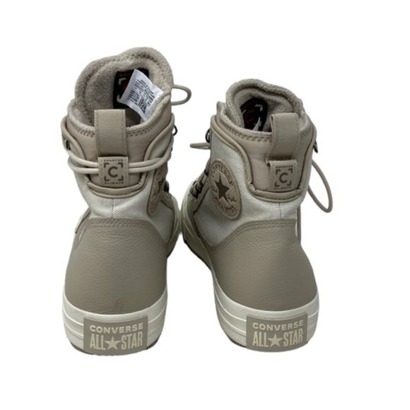 Converse Chuck Taylor Terrain High Top Boots Canvas Leather Men's Cream A00716C - Picture 4 of 8